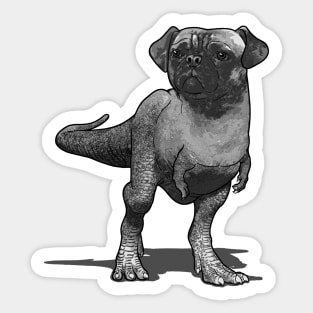 Pugussaurus Rex. Sticker